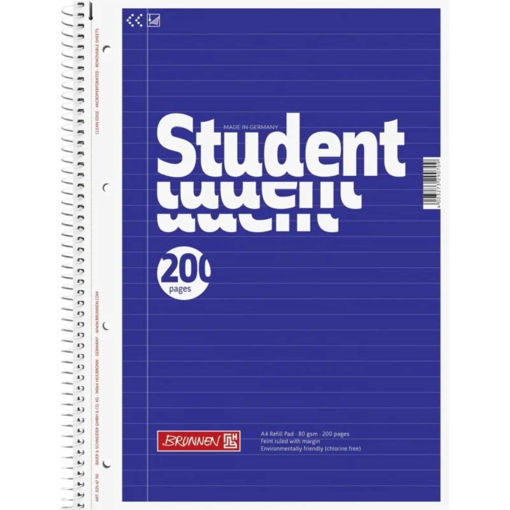 Picture of BRUNNEN REFILL PAD A4 200PGS SPIRAL